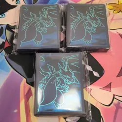 Pokemon TCG Phantasmal Flames ETB Card Sleeves, Dividers, Dice, Coins x3 - Image 3