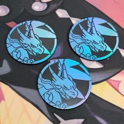 Pokemon TCG Phantasmal Flames ETB Card Sleeves, Dividers, Dice, Coins x3 - Image 5