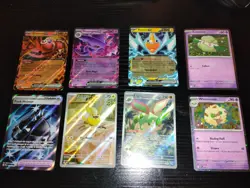 Lot Of 16 Recent Phantasmal Flames Pokemon Card Pulls Punk Helmet Flygon Promos - Image 1
