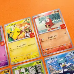 Pokemon Card McDonald's Promo All 6 Set Complete Pikachu 020/M-P With 6PCS Case - Image 3