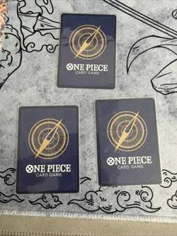 One Piece 3rd Anniversary Stamped 4 Card Promo Set- Luffy, Luffy, Sabo & Ace. - Image 5