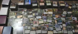 1000+ Magic the Gathering MTG Card Lot with Case and Dragon Shield Sleeve - Image 1