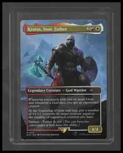 Kratos, Stoic Father Regular Secret Lair MTG God of War - Image 1