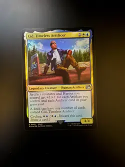 MTG Final Fantasy English Cid, Timeless Artificer 0412 Foil - Image 1