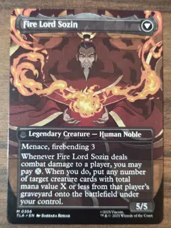 MTG Avatar BORDERLESS SAGA M The Rise of Sozin #0356 - Image 2