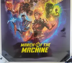(New Foil) March of the Machine Promo Poster: Magic the Gathering ( MTG) 18x24 - Image 2