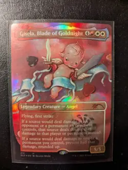 MTG Gisela, Blade Of Goldnight FOIL Valentine’s Day 2021 Secret Lair NM Unplayed - Image 1