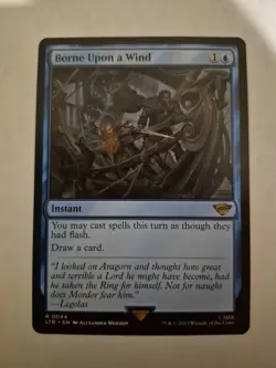 1x Borne Upon a Wind Universes Beyond: the Lord of the Rings Regular NM x1 - Image 1