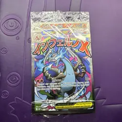 Pokemon Mega Charizard X ex 023 Me: Mega Evolution Promo Holo Sealed w/Oricorio - Image 1
