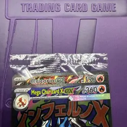 Pokemon Mega Charizard X ex 023 Me: Mega Evolution Promo Holo Sealed w/Oricorio - Image 2