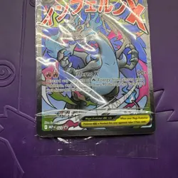 Pokemon Mega Charizard X ex 023 Me: Mega Evolution Promo Holo Sealed w/Oricorio - Image 3