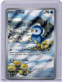 Piplup 098/094 Me02: Phantasmal Flames Holo Pokemon TCG Illustration Rare NM/M - Image 1