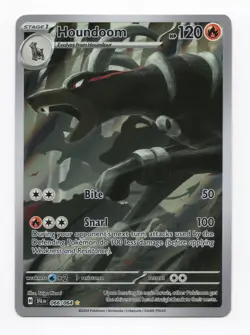 Houndoom 066/064 Illustration Rare - Pokemon Shrouded Fable - Near Mint English - Image 3
