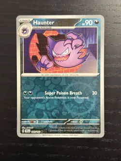 Pokemon TCG Haunter Scarlet & Violet-Temporal Forces 103/162 Reverse Holo - Image 1