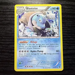 BLASTOISE 2013 POKEMON BLACK & WHITE PLASMA BLAST RARE HOLO 16/101 Q6233 - Image 1