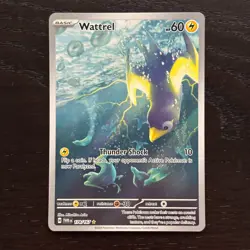 Wattrel 178/167 Pokemon Twilight Masquerade SV Illustration Rare Full Art NM - Image 1