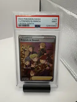2023 Pokemon Friends in Sinnoh Full Art SWSH Crown Zenith 149/159 PSA 9 MINT - Image 1