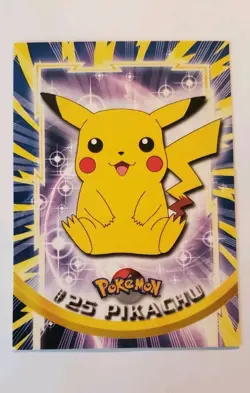 Pikachu #25 Pokemon Topps TV Animation Edition 1999 - Vintage Original - Image 1