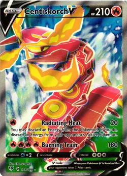 Pokemon TCG Centiskorch V Darkness Ablaze 179/189 Holo Full Art Ultra Rare NM - Image 1