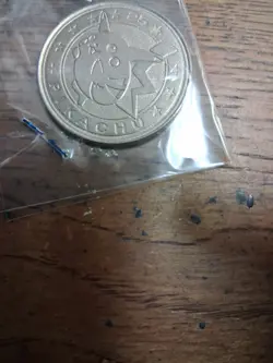 Pokemon Pikachu Metal Coin #25 2000 Nintendo Fast Ship - Image 1