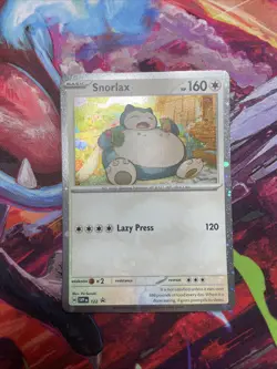 Pokemon TCG Snorlax SVP 122 Cosmos Holo Twilight Masquerade Promo NM (A) - Image 1