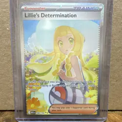 Lillie's Determination 184/132 Me01 Special Illustration Rare. Pokemon TCG - Image 1