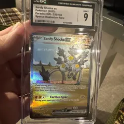 Pokemon TGC Sandy Shocks EX Paradox Rift 250/182 Holo Special Illustration Rare - Image 1