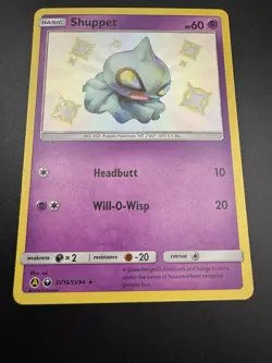 Holo Shuppet SV16/SV94 Shiny Holo Rare Hidden Fates Pokemon TCG - NM - Image 4