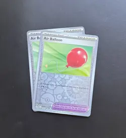 2x Air Balloon 079/086 Pokemon TCG Black Bolt Reverse holo - Playset NM - Image 1