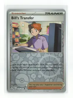 BILL'S TRANSFER 156/165 151 REVERSE HOLO POKEMON TCG NM-LP - Image 1
