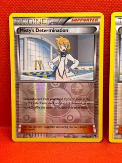 Pokemon Tcg Misty's Determination 104/122 Reverse & Non Holo XY Breakpoint - Image 2