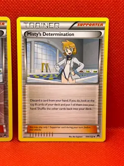 Pokemon Tcg Misty's Determination 104/122 Reverse & Non Holo XY Breakpoint - Image 3