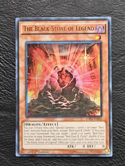The Black Stone of Legend LDK2-ENJ05 Ultra Rare 1st Edition - Image 1