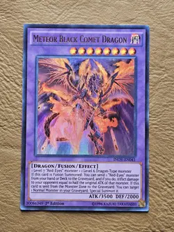 Meteor Black Comet Dragon INOV-EN041 Invasion: Vengeance 1st Edition - Image 1