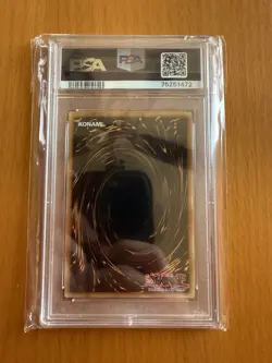 2021 YuGiOh Dark Magician (Ghost Rare) GFTP-EN128 1st edition PSA 9 - Image 2
