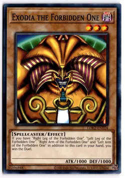 Yugioh TCG Exodia the Forbidden One LDK2-ENY04 Legendary Decks II Unlimited Edit - Image 1