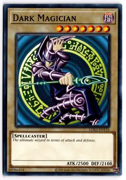 Yugioh TCG Dark Magician LDK2-ENY10 Legendary Decks II Unlimited Edition - Image 1