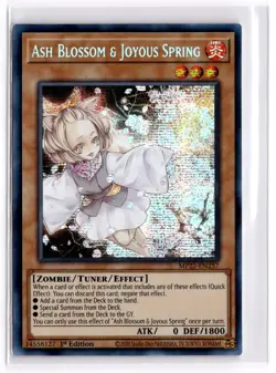 Yugioh TCG Ash Blossom & Joyous Spring MP22-EN257 2022 Tin of the Pharaoh's Gods - Image 1