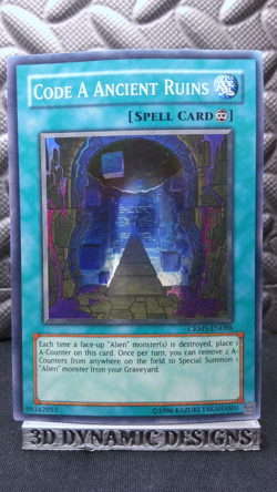 | Yugioh Code A Ancient Ruins CRMS-EN088 Super Rare Crimson Crisis HP 🔥 | - Image 1