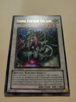 Yugioh! COSMIC FORTRESS GOL'GAR CRMS-EN044 Ultra Rare 1st Ed MP - Image 2