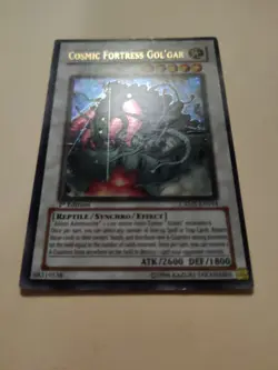 Yugioh! COSMIC FORTRESS GOL'GAR CRMS-EN044 Ultra Rare 1st Ed MP - Image 3