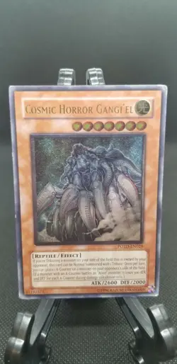 Yu-Gi-Oh! Collector's Cosmic Horror Gangi'el POTD-EN029 Ultimate Rare! Played. - Image 1