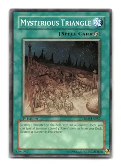 Mysterious Triangle - CRMS-EN062 1st Edition - YuGiOh-LP - Image 1