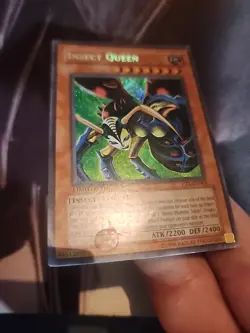 YuGiOh - Insect Queen CT1-EN005 Secret Rare Limited Edition Damaged - Image 3
