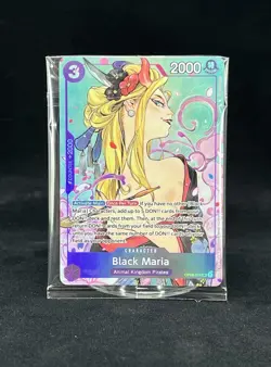 One Piece CCG BLACK MARIA OP08-074 SR Illustration Box Volume 2 Promo SEALED - Image 1