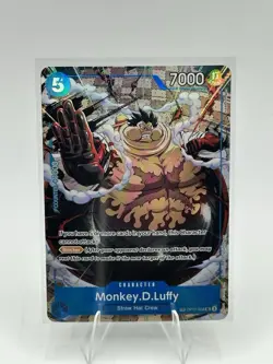 One Piece TCG Monkey.D.Luffy OP11-058 Carrying On His Will OP13 Treasure Rare TR - Image 1