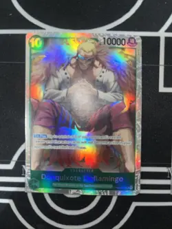 One Piece Character DONQUIXOTE DOFLAMINGO Kingdoms OP04-031 SR ENGLISH PackFresh - Image 1