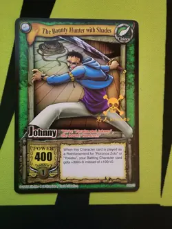 One Piece CCG 2005 Johnny PR012 The Quest Begins English Gold Rare Promo Reward - Image 2