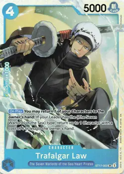 ONE PIECE Trafalgar Law - (Reprint) SR Premium Booster -The Best- Vol. 2 #ST17 - Image 1