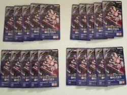LOT of (20) OP-14 Sleeved Booster Packs Of One Piece TCG The Azure Sea's Seven - Image 1